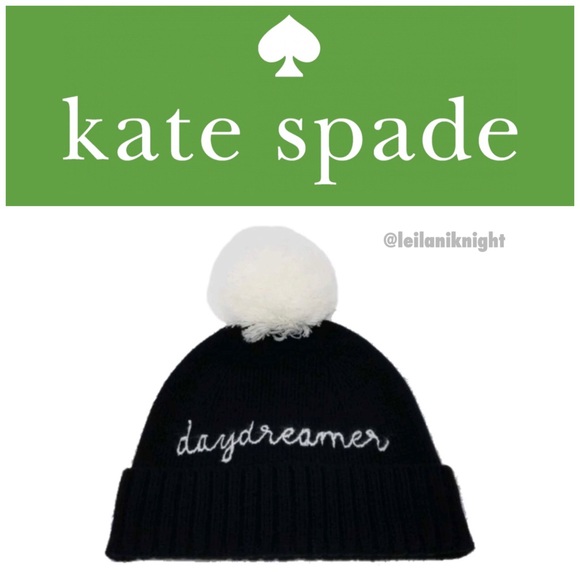 ♠️ Kate Spade “Daydreamer” Pom Pom Beanie - Picture 2 of 7